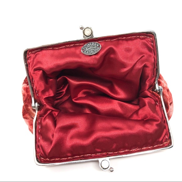 CLARA KASAVINA velvet, Swarovski Crystals clutch - Picture 7 of 9